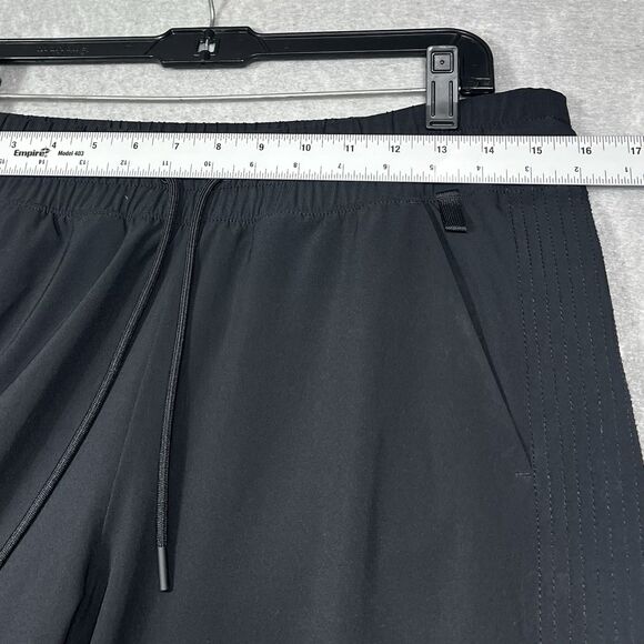 Athleta Pants Womens 10 Black Avenue Wide Leg Crop High Rise Straight Logo - Picture 4 of 12